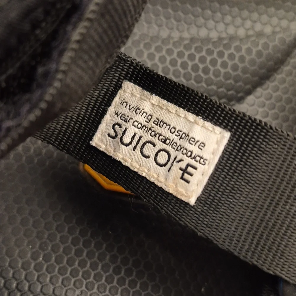 SUICOKE Depa-V2 Black Strap Rubber‎ Sz 11 Mens Streetwear Outdoor Sandals Shoes